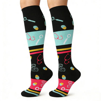 Plusock Color Medical Devices Compression Socks(6 Pairs) - image 4