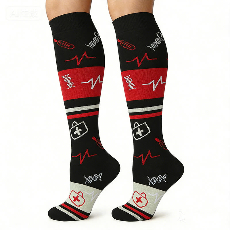 Plusock Color Medical Devices Compression Socks(6 Pairs) - image 5