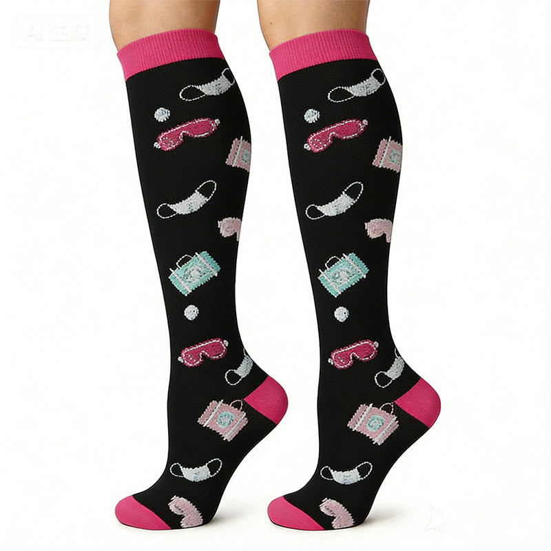 Plusock Color Medical Devices Compression Socks(6 Pairs) - image 3