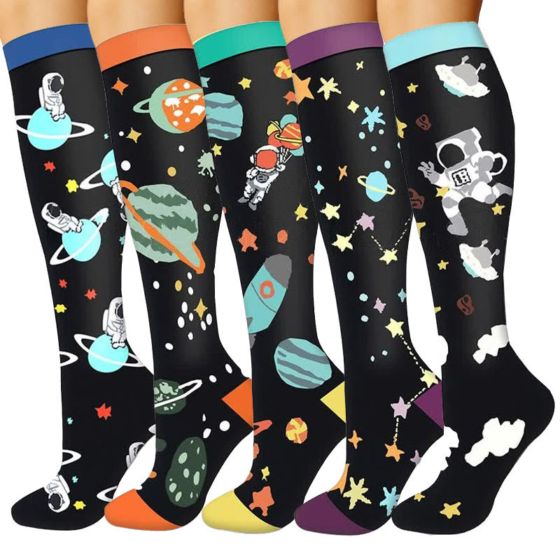 Plusock Astronaut Compression Socks(5 Pairs) - image 1