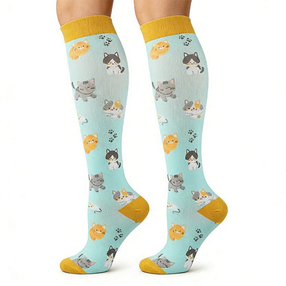 Plusock Cute Animals Compression Socks(5 Pairs) - image 3