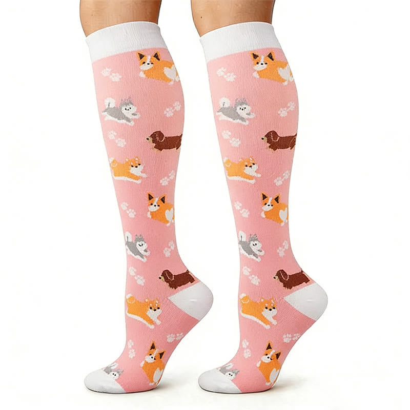Plusock Cute Animals Compression Socks(5 Pairs) - image 2