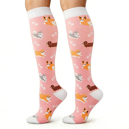 Plusock Cute Animals Compression Socks(5 Pairs) - image 2