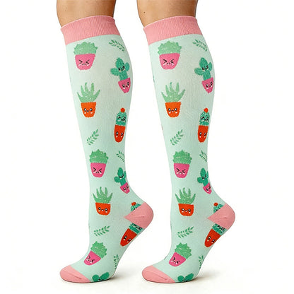 Plusock Cute Animals Compression Socks(5 Pairs) - image 6