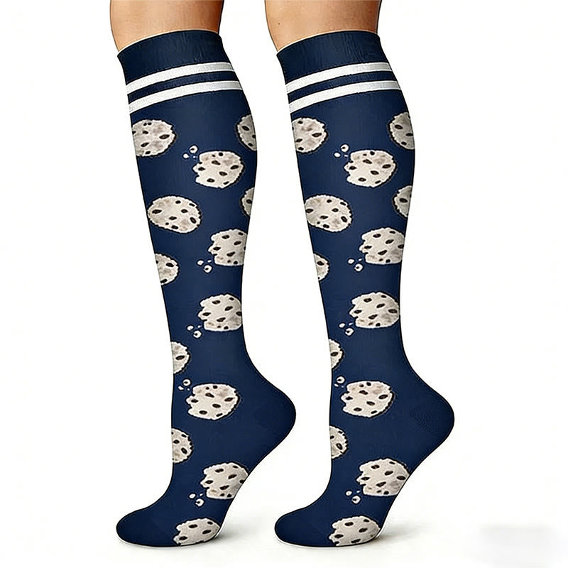 Plusock Hamburger French Fries Compression Socks(6 Pairs) - image 3