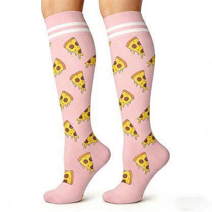 Plusock Hamburger French Fries Compression Socks(6 Pairs) - image 6