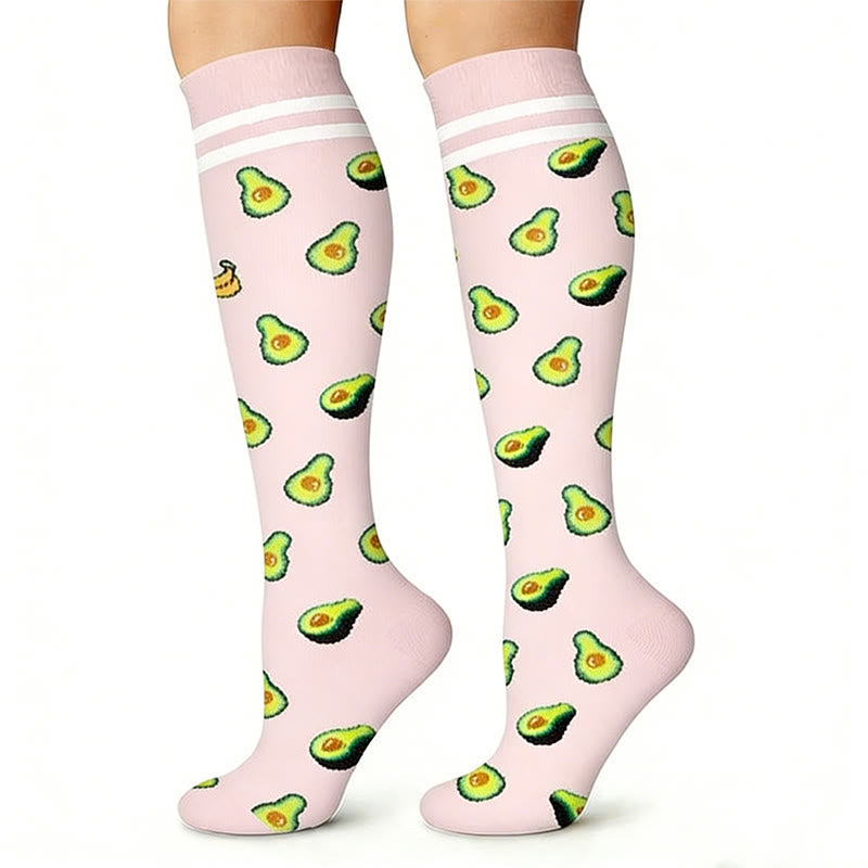 Plusock Fruits Series Compression Socks(6 Pairs) - image 5