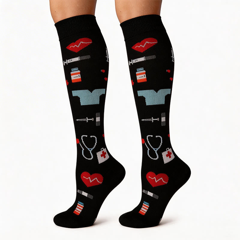 Plusock Medical Supplies Compression Socks(4 Pairs) - image 3