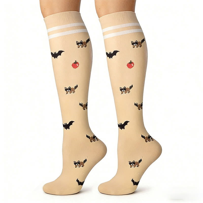 Plusock Colorful Animal Patterns Compression Socks(5 Pairs) - image 3