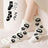 Plusock Polka Dot Rabbit Quarter Socks(4 Pairs) - Multicolor - EU35-40(US2-7) - image 0