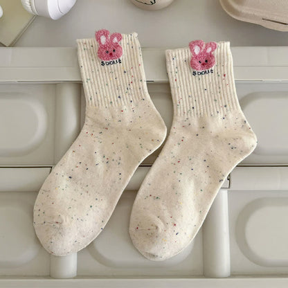 Plusock Cozy Bunny Quarter Socks(5 Pairs) - image 6