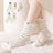Plusock Cozy Bunny Quarter Socks(5 Pairs) - Multicolor - EU35-40(US2-7) - image 0