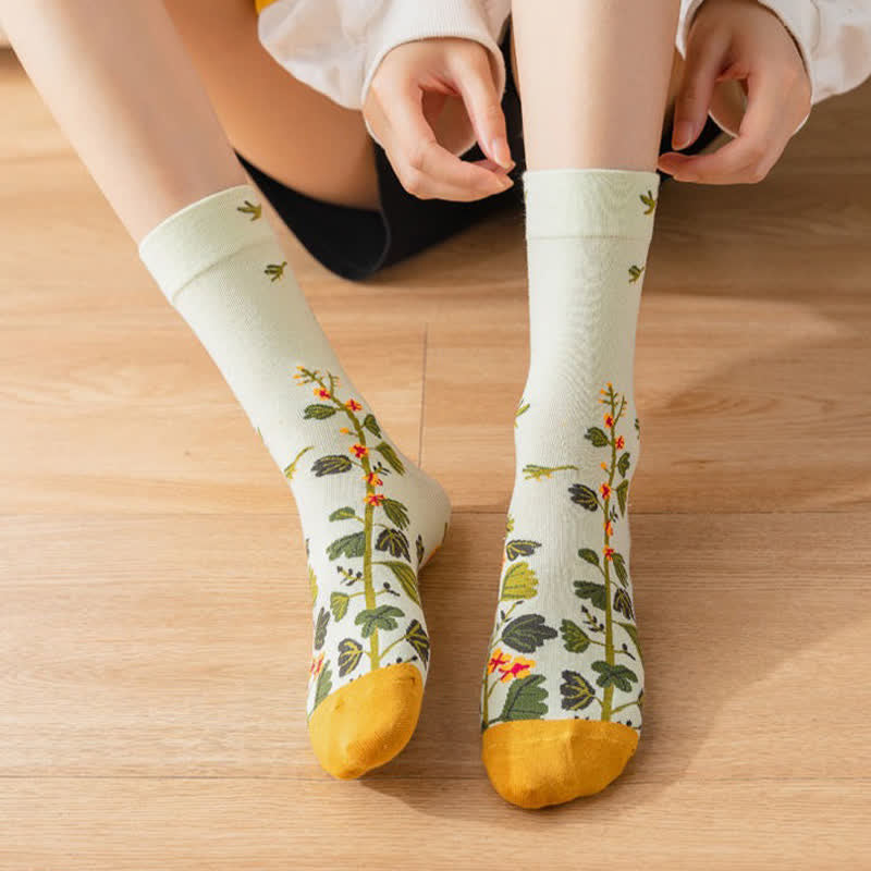 Plusock Stylish Printed Quarter Socks(3 Pairs) - image 4