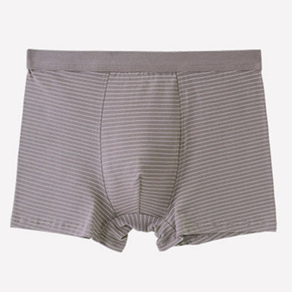 Plusock Cotton Stripe Boxer Briefs - Khaki - 9XL - image 2