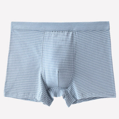 Plusock Cotton Stripe Boxer Briefs - Light Blue - 9XL - image 5