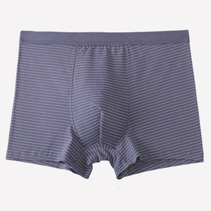 Plusock Cotton Stripe Boxer Briefs - Purple - 9XL - image 3