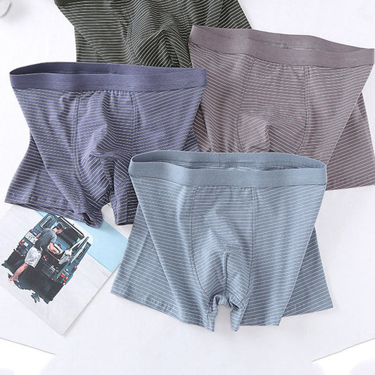 Plusock Cotton Stripe Boxer Briefs - image 0