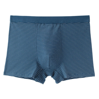 Plusock Cotton Stripe Boxer Briefs - Dark Blue - 9XL - image 9