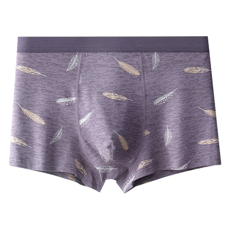 Plusock Cotton Feather Boxer Briefs - Light Purple - 9XL - image 8