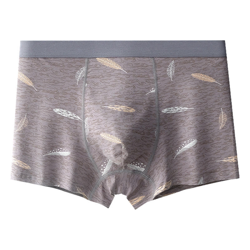 Plusock Cotton Feather Boxer Briefs - Grey - 9XL - image 6