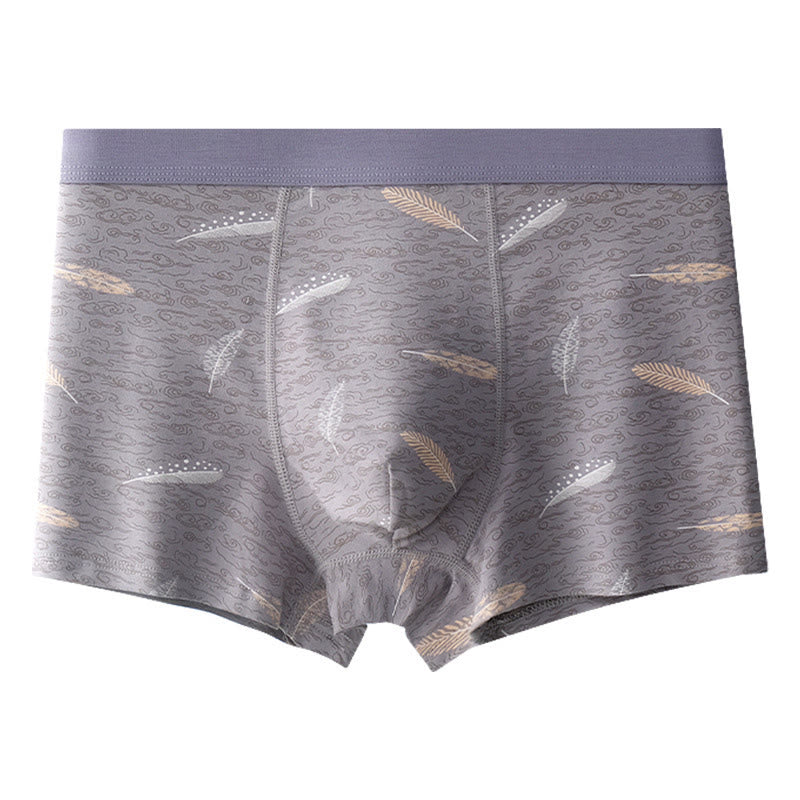 Plusock Cotton Feather Boxer Briefs - Light Gray - 9XL - image 7