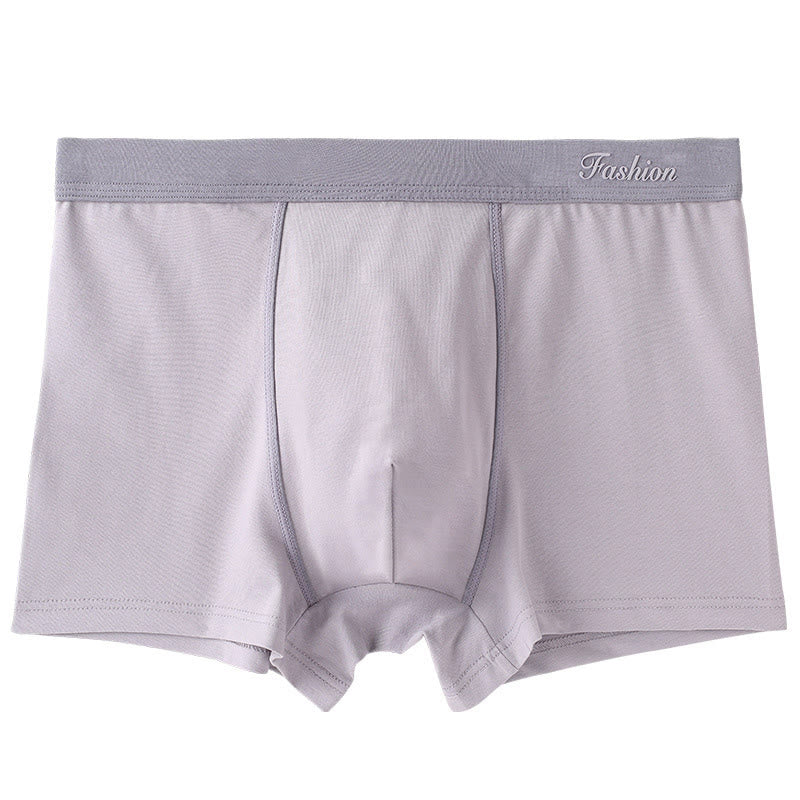 Plusock Solid Color Boxer Briefs - Light Gray - 6XL - image 5
