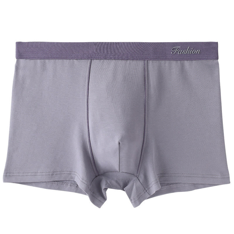 Plusock Solid Color Boxer Briefs - Grey - 6XL - image 3