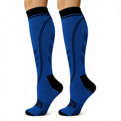 Plusock Support Sport Compression Socks(5 Pairs) - Blue - S/M - image 10