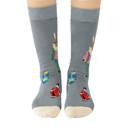Plusock Easter Mushroom Ribbed Quarter Socks (3 Pairs) - image 3