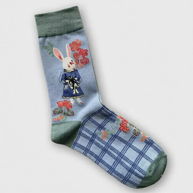 Plusock Easter Mushroom Ribbed Quarter Socks (3 Pairs) - image 5