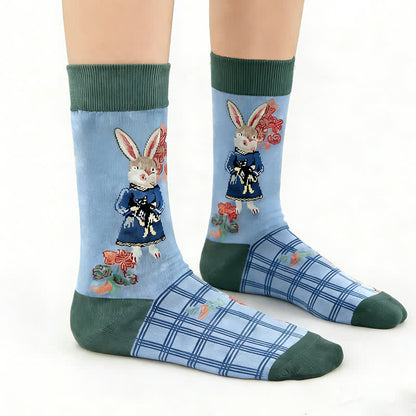 Plusock Easter Mushroom Ribbed Quarter Socks (3 Pairs) - image 2