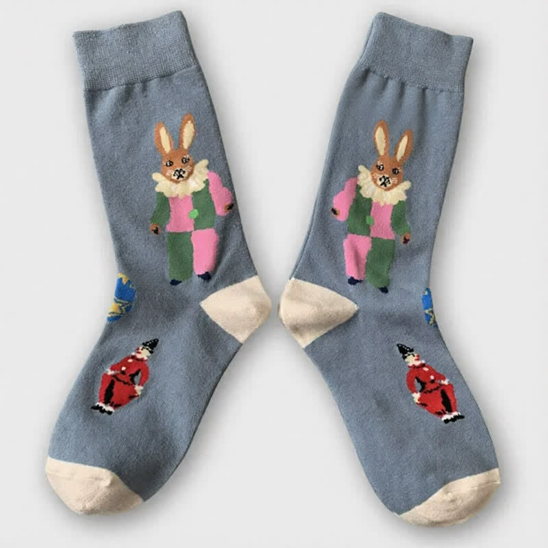 Plusock Easter Mushroom Ribbed Quarter Socks (3 Pairs) - image 6