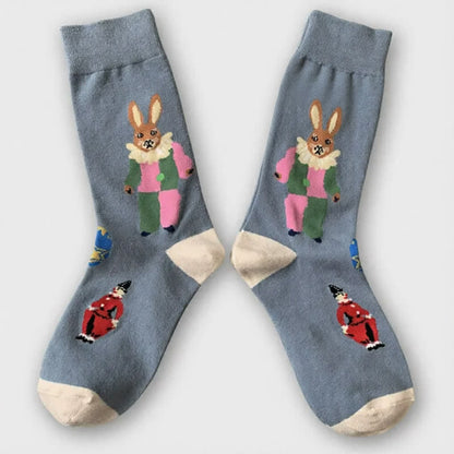 Plusock Easter Mushroom Ribbed Quarter Socks (3 Pairs) - image 6