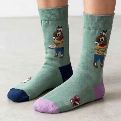 Plusock Easter Rabbit Quarter Socks(3 Pairs) - image 2