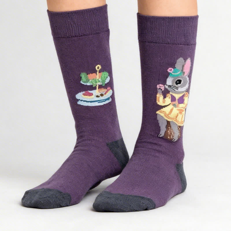 Plusock Easter Rabbit Quarter Socks(3 Pairs) - image 3