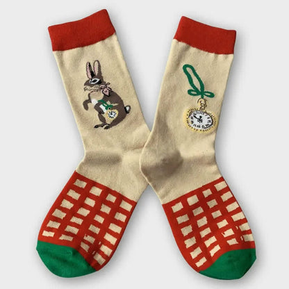 Plusock Easter Rabbit Quarter Socks(3 Pairs) - image 4
