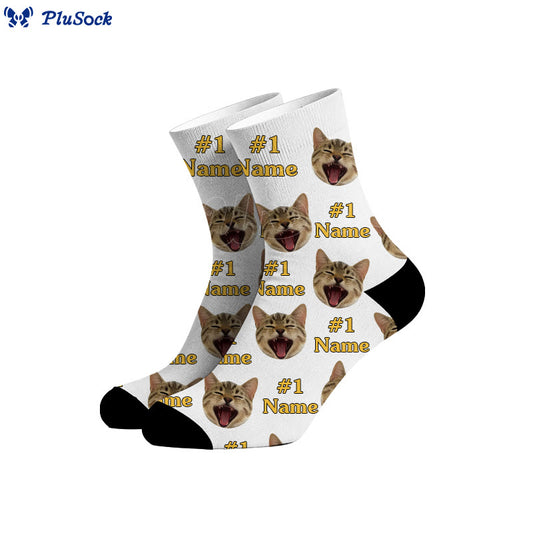 Plusock Custom Pet Name Face Socks - image 0
