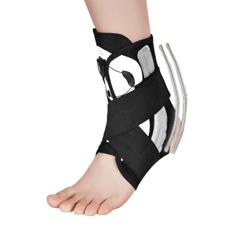 Plusock Spring Foot Support Protection Ankle Brace - Grey - M - image 1
