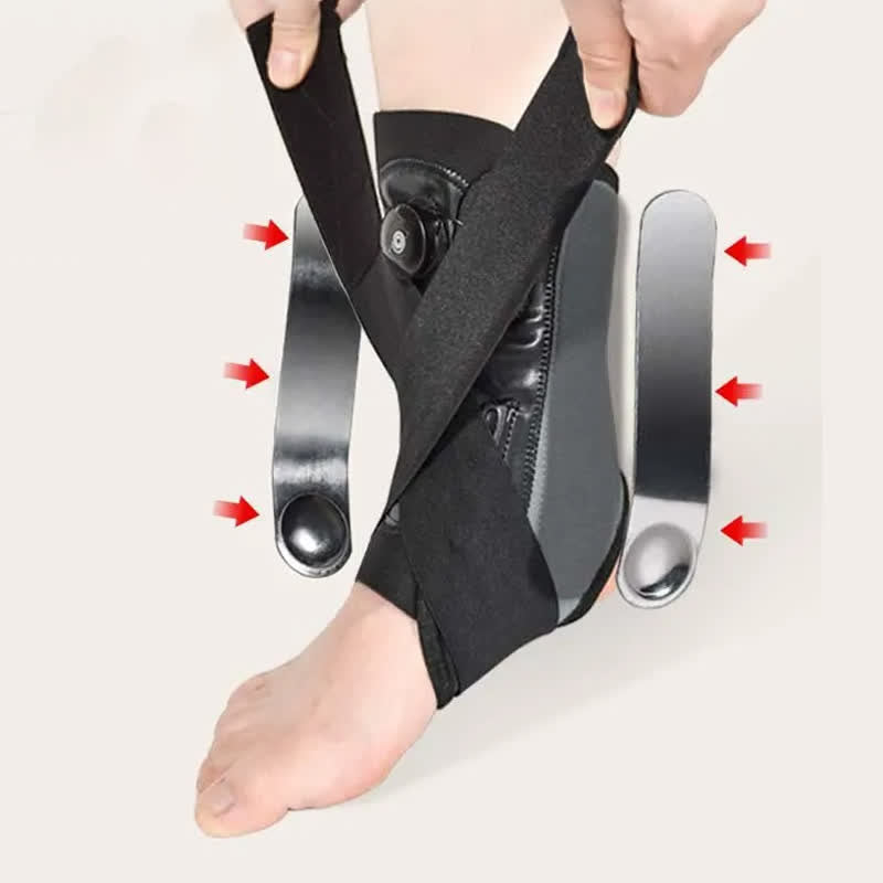 Plusock Adjustable Aluminum Plate Foot Support Ankle Brace - image 4