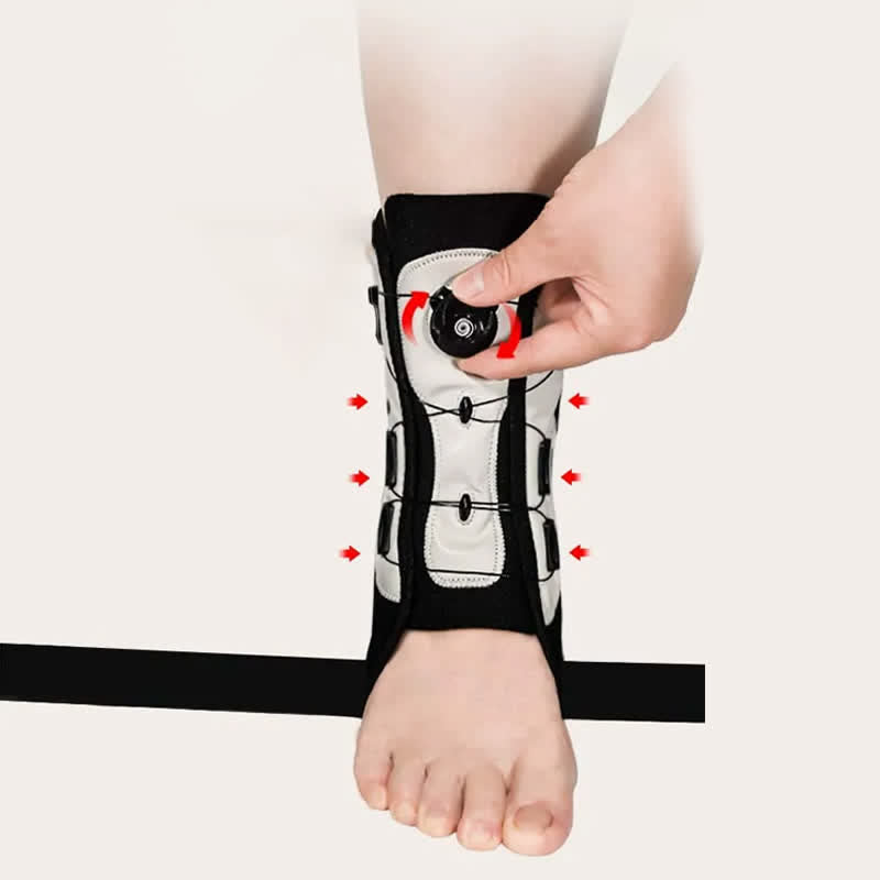 Plusock Adjustable Aluminum Plate Foot Support Ankle Brace - image 2