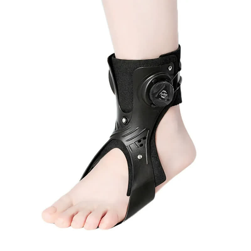 Plusock Portable Airbag Foot Support Protection Ankle Brace - Black - Left - XL - image 1