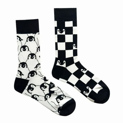 Plusock Penguin Cartoon Quarter Socks - image 1