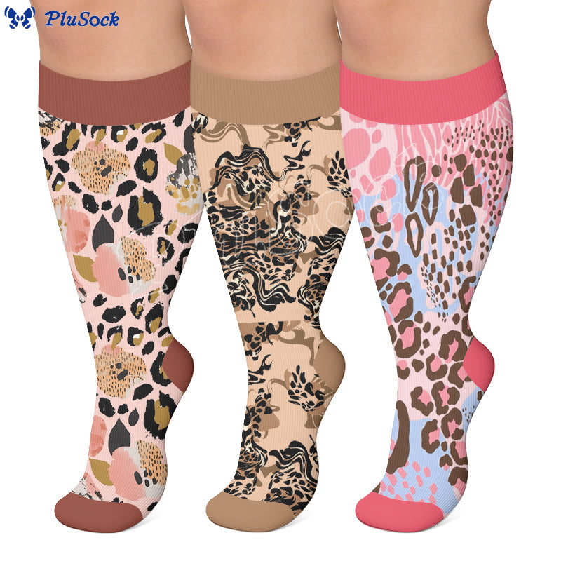 Plusock Plus Size Wild Spirit Compression Socks - image 0