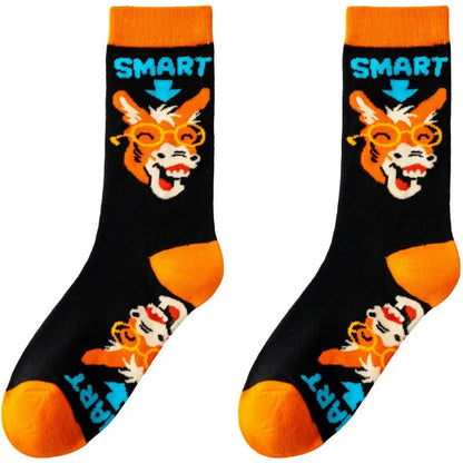 Plusock Funny Animal Pattern Quarter Socks(3 Pairs) - image 2