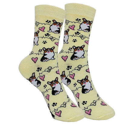 Plusock Cute Colorful Dog Quarter Socks(4 Pairs) - image 2