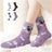 Plusock Cute Dog Print Quarter Socks(4 Pairs) - Multicolor - EU36-43(US3-9) - image 0