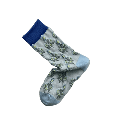 Plusock Lattice Zebra Flower Quarter Socks(3 Pairs) - image 3