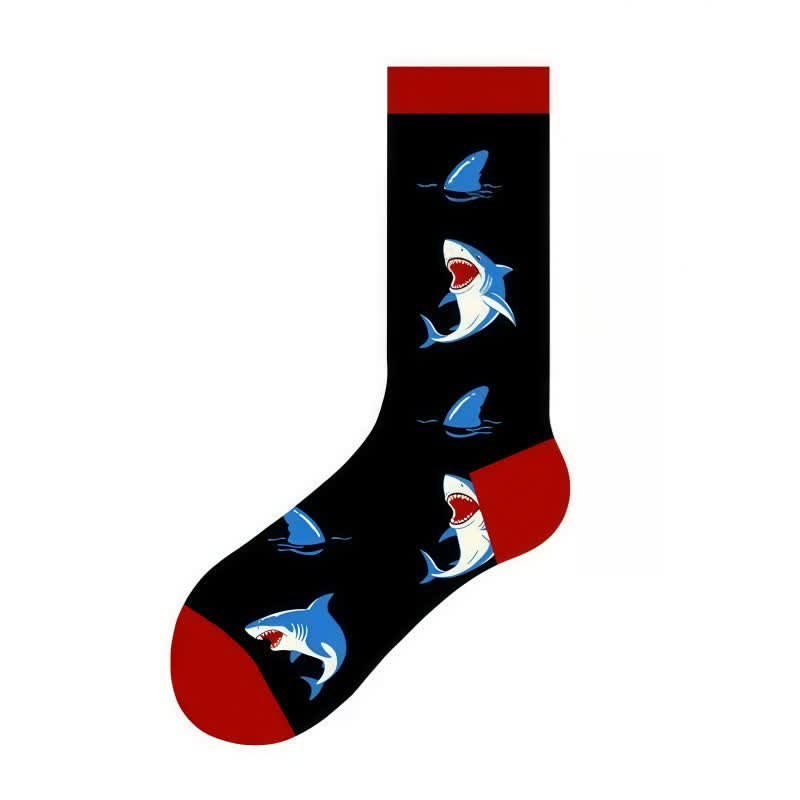 Plusock Cute Animal Print  Quarter Socks(4 Pairs) - image 3