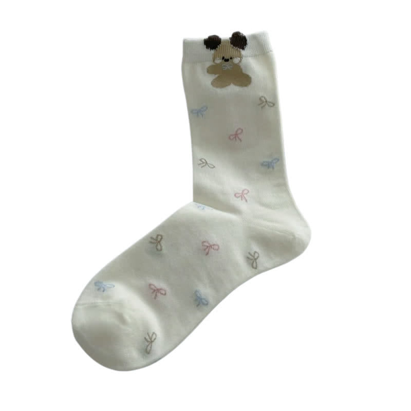 Plusock Cute Pattern Heart Socks(5 Pairs) - image 5