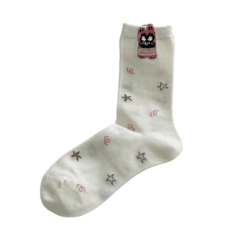 Plusock Cute Pattern Heart Socks(5 Pairs) - image 4